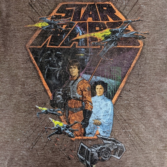 Brown Star Wars Shirt - Picture 4 of 6